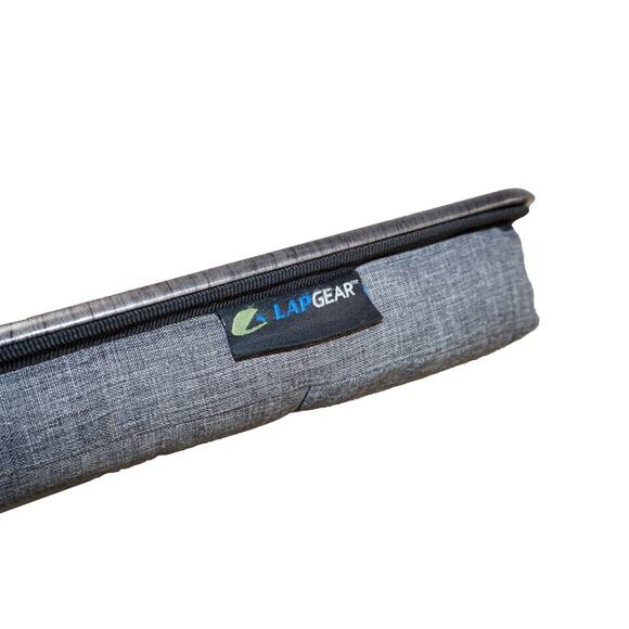 Lapgear Elevation Gray Lap Desk - Phone Holder - Cushion Fits up to 17" - Picture 12 of 12